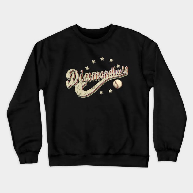 Diamondbacks Arizona Baseball vintage Crewneck Sweatshirt by wizardwenderlust